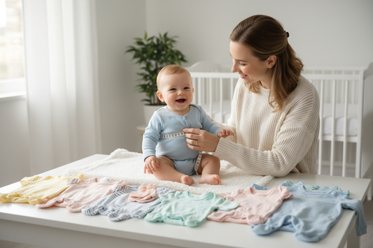 Как да изберем правилния размер бебешки дрехи?