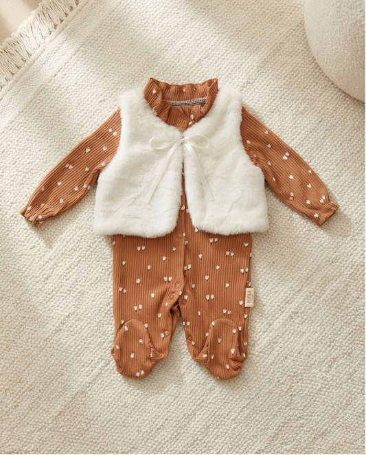 Бебешки гащеризон с елек